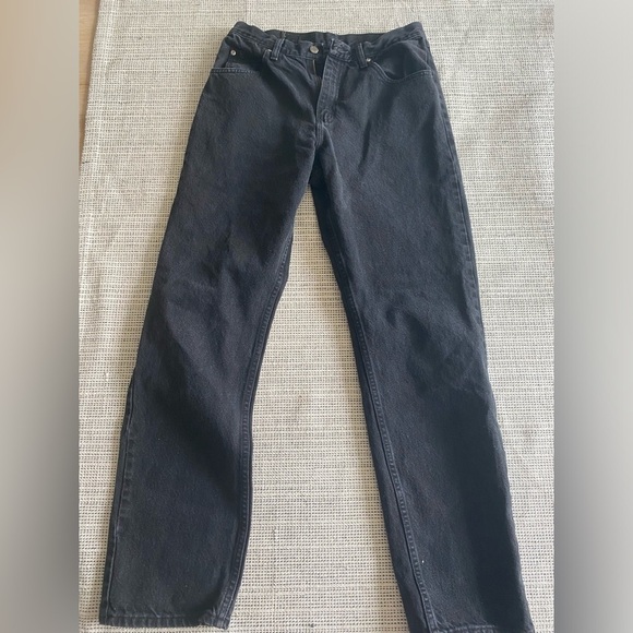 Wrangler Denim Men’s relaxed fit Black Jeans 32x34 - Picture 1 of 4